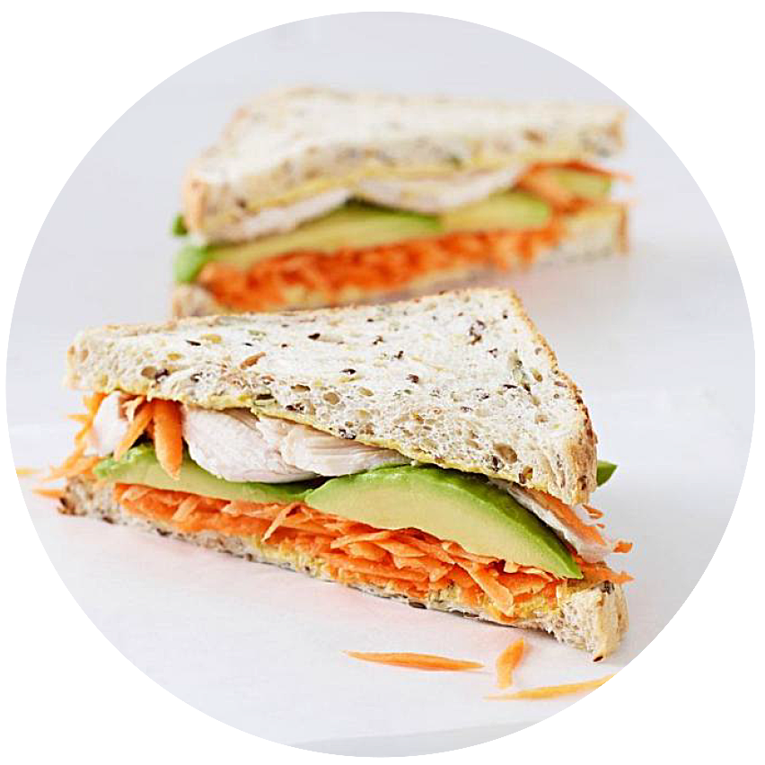Chicken and Avocado Sandwich recipe Peerless Foods